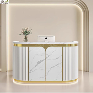 Nhà Máy bán hàng tùy chỉnh bằng gỗ nhỏ tufted quầy tiền mặt quầy với ngăn kéo - Product Image 3