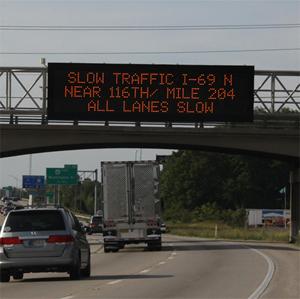 Đường cao tốc giao thông đường dẫn VMS cảnh báo hiển thị các biện pháp an toàn đường bộ điều khiển bảng tin biến - Product Image 2