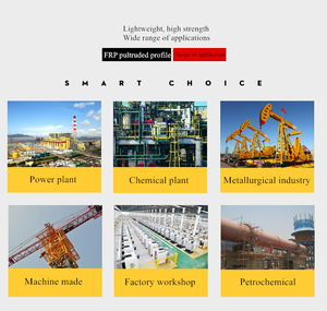 Sản xuất chuyên nghiệp <span class=keywords><strong>FRP</strong></span> ống sợi thủy tinh hình chữ nhật ống chống ăn mòn pultrusion GRP hồ sơ pultruded Ống Vuông - Product Image 6