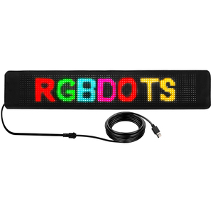 App Control Flexible LED-Schilder Programmier bare Nachrichten Scrolling-LED-Schilder anzeige für Autos Digital anzeige LED-Matrix-Panel - Product Image 2