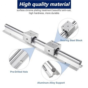 SBR Round <strong>Linear</strong> <strong>Guide</strong> <strong>Rail</strong> with <strong>Linear</strong> <strong>Rail</strong> Shaft Support for <strong>Linear</strong> Motion System <strong>Linear</strong> <strong>Guide</strong> Shaft - Product Image 2