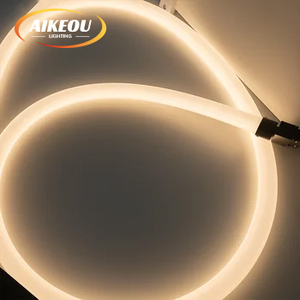 360 Degree Illuminated Round Tube Neon Strip Monochrome LED Light <strong>Source</strong> with Magnetic Track 220V/48V <strong>Input</strong> Voltage - Product Image 3