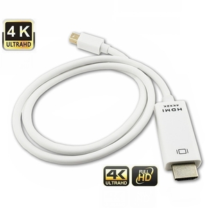 1.8m 6FT Thunderbolt MiniDisplayPortディスプレイポートミニDPオス-HDMIオスコンバーターケーブル (Apple Mac Macbook Mac Pro用) - Product Image 1