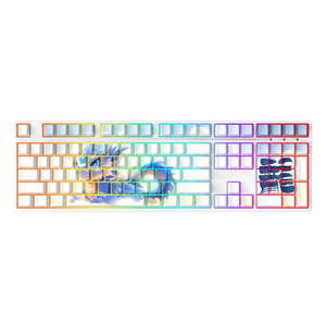 108-Key Three-Mode Wireless for Bluetooth Mechanical Keyboard Multilayer <strong>PCB</strong> <strong>Black</strong> Tea Red Green Axis Side Engraved for Gaming - Product Image 1