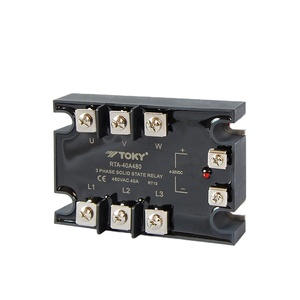 Suministros de fábrica Relé de estado sólido en miniatura DC 4-32V Entrada de señal de control Salida SCR Epoxi de activación aleatoria trifásica - Product Image 1