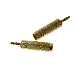 音频适配器大到小吉他插座音频电缆适配器6.35到3.5连接器 - Product Image 1
