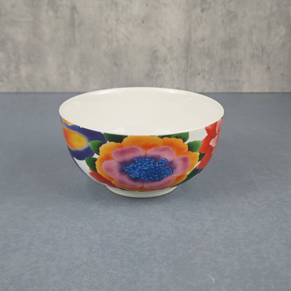 New Bone China Fancy Flower Pattern Design 30pcs Ceramic Tableware Set Luxury Dinner Set For Party 4