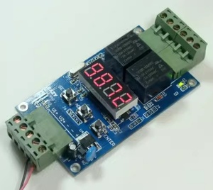 12V Dual Programmable Time Relay Module VLC-30 mehrstufige Einstellung Ein-Aus-Schalter Programmier barer Zeit regler - Product Image 2