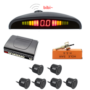 Top - Rated 22mm 6 - <strong>Sensor</strong> LED Ultrasonic Smart Parking Guide <strong>Sensor</strong> - Front and Rear Reverse Assist Radar for Cars - Product Image 4