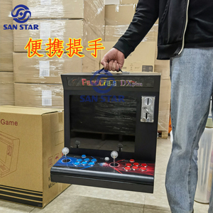 DX毛绒便携式桌上硬币街头霸王街机复古套件juego游戏机潘多拉盒子街机5000合1 - Product Image 6