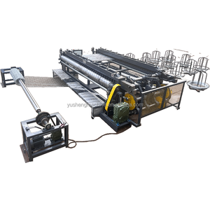 高効率六角メッシュ自動インテリジェントPlcガビオンネッティングマシン在庫あり - Product Image 1