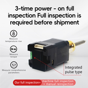 UMOT Nema11 Nema14 Nema17 Nema23 Pulse-Type Integrated Drive And Control And <strong>Encoder</strong> Linear Screw Stepper Motor Ball Screw Screw - Product Image 3