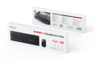 KB18 Yesido 104 Full-<strong>Size</strong> Wired <strong>Keyboard</strong> and Mouse Set Compact <strong>Layout</strong> with 1.5M Cable USB Connection - Product Image 6