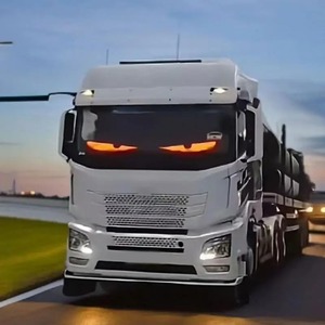 Schermo a Led flessibile programmabile per auto, auto fai da te dinamica LED Smart colorata lampada per occhi con controllo App