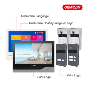 Intercomunicador de 2 botones Tuya con sistema de timbre de desbloqueo RFID para Multifamilia - Product Image 5