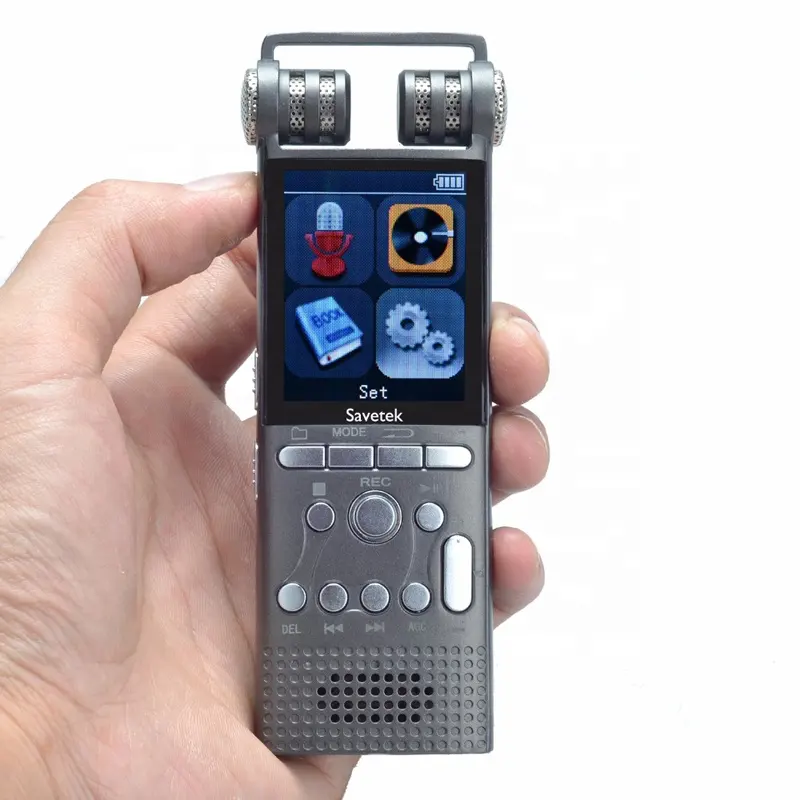 Grabadora de teléfono dictáfono de Metal, Flash Digital multifunción, grabadora de voz USB pequeña, 4G, 8G, con micrófono