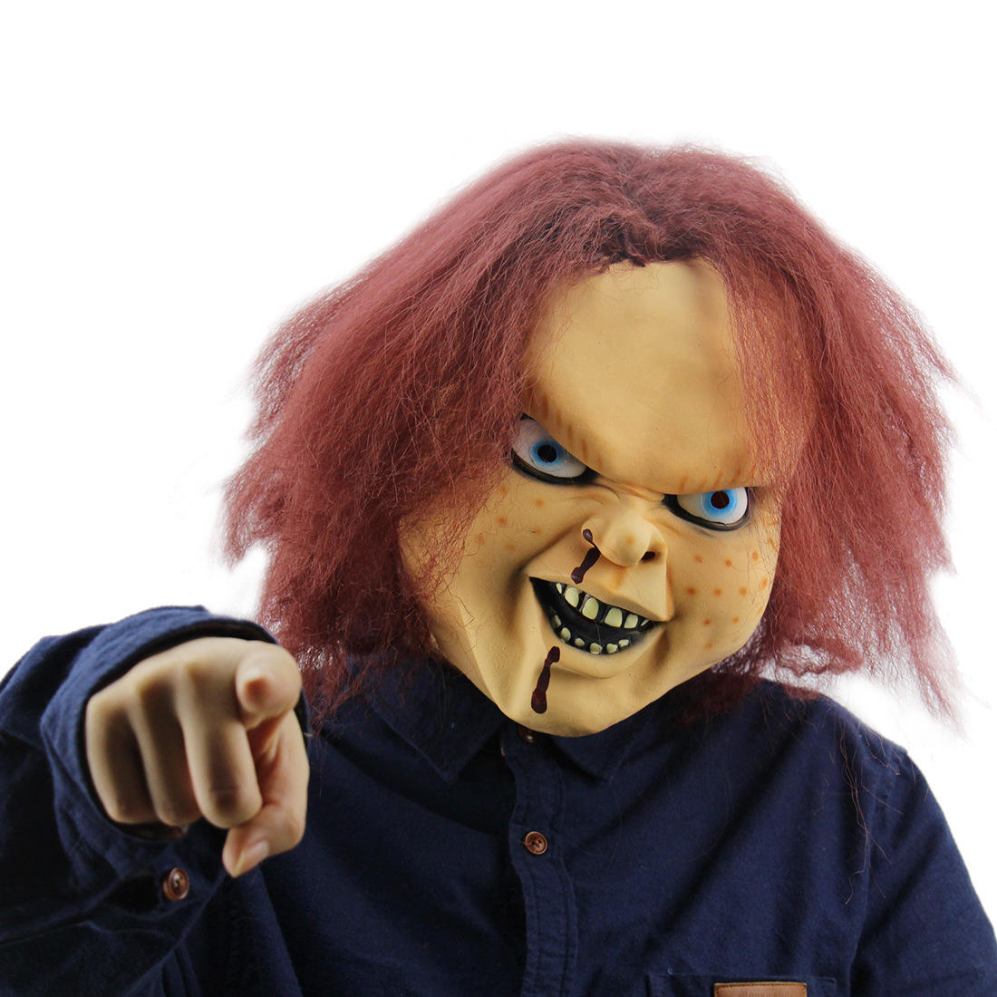 Masque de poupée Chucky - taille unique