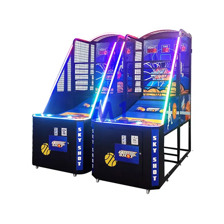 Buon profitto macchina da tiro da basket in strada per giochi Arcade da parco divertimenti a gettoni per interni