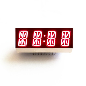 0.54&quot; Yellow Green 4 Digit <strong>14</strong> <strong>Segment</strong> Led Alphanumeric <strong>Display</strong> - Product Image 3