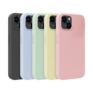 IPhone 16 promaxプレミアム液体シリコン電話ケース用の新しい色のデザートチタン電話ケースiPhone 13 1415シェル用