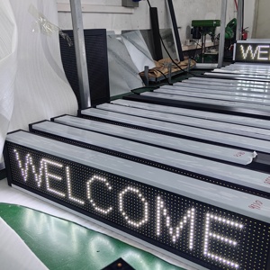 P10 SMD-Bildschirm leiste Voll farbige LED-Beschilderung Scroll-Text LED-Beschilderung Programmier bare LED-Anzeige im Freien WIFI-Steuerung - Product Image 4