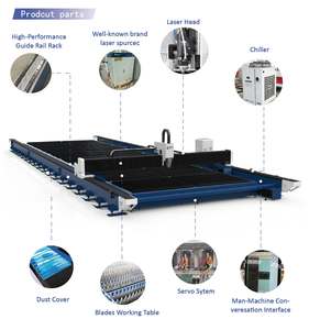 Scorpion <strong>Laser</strong> 2025 Hot Sale Ground Rail Metal Fiber <strong>Laser</strong> Engraver Cutting Machine - Product Image 2