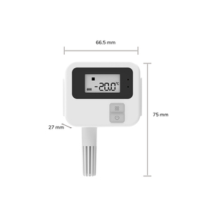Medidor de temperatura y humedad de alta precisión Sensor IoT Registrador de datos portátil Monitor de humedad y temperatura