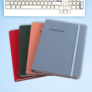Foska cancelleria ufficio studente A5 B5 PU goffrato viaggiatori morbido cuoio Pu rilegato copertina taccuino diario appunti con corda - Product Image 4