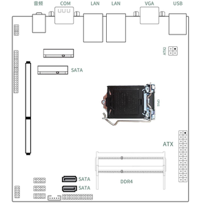 OEM Intel I3-6100 H110 Chipset Firewall Network Server Case With GPIO Industrial <strong>Computer</strong> Rack-mounted 4U IPC Chassis - Product Image 3