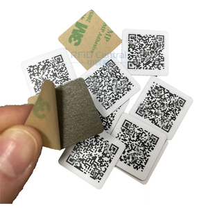 QRコード付き金属NFCタグ215 RFIDステッカーの接着剤 - Product Image 2