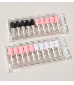 In Stock 1.2ml Mini Sample Injection Bottle Lip Gloss Empty Bottle Box Lip Glaze <strong>Tube</strong> <strong>10</strong> Small <strong>Round</strong> <strong>Tube</strong>