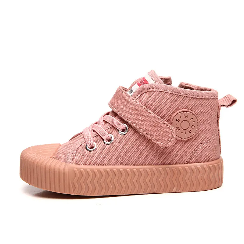 Ivy10023S 2020 Molla di nuovo disegno delle ragazze dei ragazzi di colore solido scarpe di tela per bambini di alta qualità scarpe casual