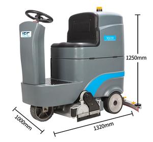 <span class=keywords><strong>Rider</strong></span> kích thước lớn làm sạch thiết bị quét-Scrubber cho nhà máy Làm Sạch Sàn và quét - Product Image 5