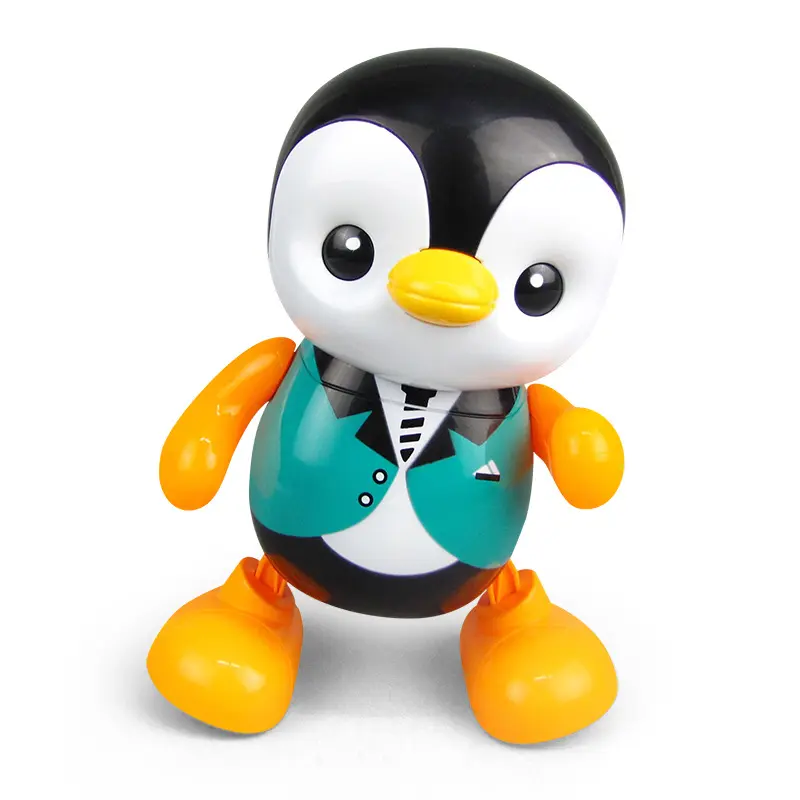 Özel bebek oyuncakları güzel akıllı salıncak dans penguen erken EQ eğitim LED ışık oyuncak