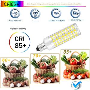 E11 LED ampuller 5W eşdeğer 50W 60W halojen ampuller AC 120V dim 660LM Mini Mini şamdan baz LED ışık lamba - Product Image 3