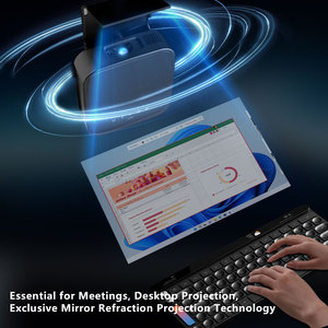 Portable Mini <strong>DLP</strong> Projector with Win11 Laptop,with Remote <strong>Controller</strong> Built-in Speaker Table Projector - Product Image 4