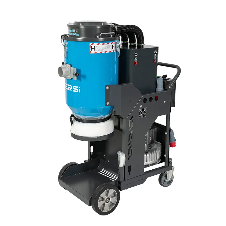 Ac900 3 Phase Auto Cleaning Dry Hepa Hepa Concrete Vacuum Cement Floor Extractor Industrial Space Vacuum Cleaner For Big Grinder