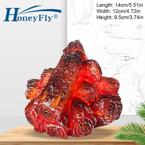 HoneyFly <span class=keywords><strong>LED</strong></span> להבה דינמי מדורה מנורת סימולציה אח להבה אפקט לילה אור AAA סוללה מופעל לסלון דקור