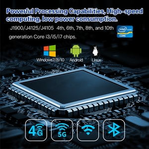10.1 pollici IP65 robusto incorporato schermo LCD Tablet PC All-in-One pannello industriale Computer con Windows Linux Android in Stock