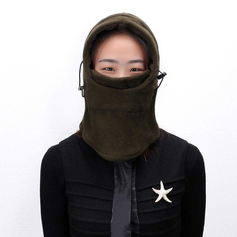 Vert armée avec doublure polaire (polaire blanche)