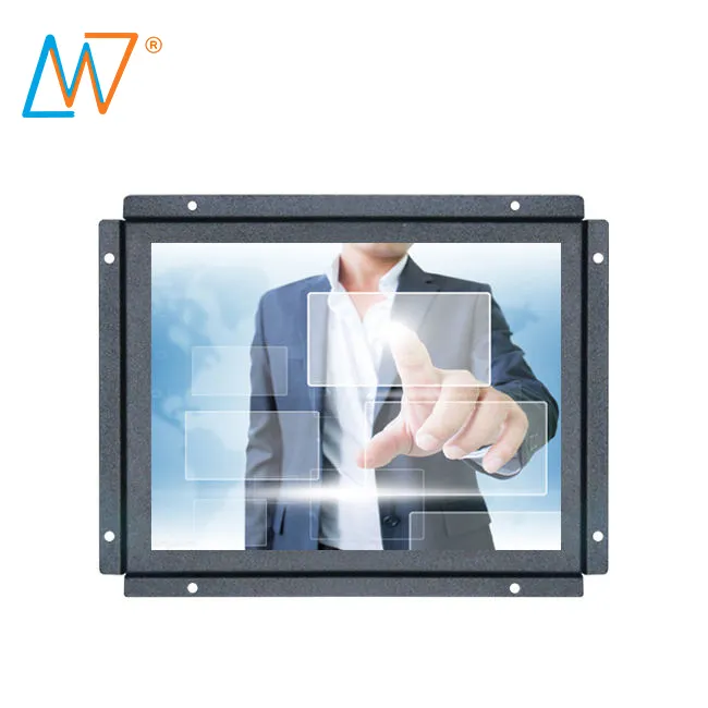 10.4 zoll open frame touchscreen 4:3 platz tft lcd touchscreen 1000cd led display-tv-monitor mit vga