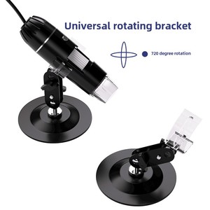 Microscopio trinocular digital con fuente de luz LED 1600x3 en 1, 2,0 millones de HD para ordenador Android y tipo monocular universal - Product Image 5