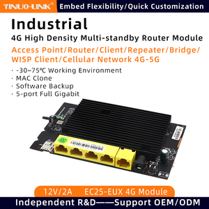 Enrutador WiFi 6 y 4G LTE de doble banda de alto rendimiento con firewall y módulo de cifrado VPN WEP - Product Image 2