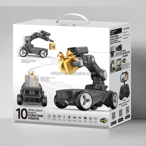 Kamera versionen 2.4G RC Machinery Arm Robot Automatische Hindernis vermeidung Programmierter intelligenter Roboter - Product Image 6