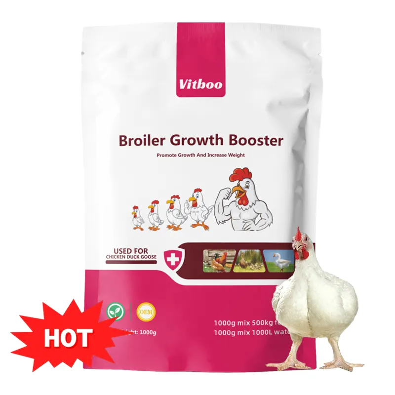 Alimento para el crecimiento de pollos, potenciador del crecimiento, carne, alimento para pollos, aditivo para ganar peso, alimento para pollos con vitaminas y probióticos