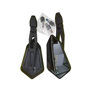 Universal retro-sửa đổi xmaxvision phía trước xe máy Xử Lý Thanh kết thúc gương chiếu hậu gia cố nylon + kính cho xe máy - Product Image 4