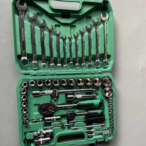 热卖61件工具套装手箱套件五金汽车和多工具自行车机械汽车工具 - Product Image 2