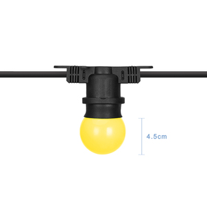 LED-Lichterketten RGB Multifunktions 18 Stück Wasserdichte Glühbirne Garten landschafts beleuchtung Außen lichterkette LED - Product Image 4