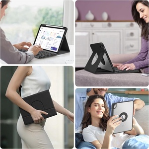 适用于iPad Pro 11英寸M4 5 gen。2024对开盒，带BT无线键盘旋转磁盖，带笔夹 - Product Image 5