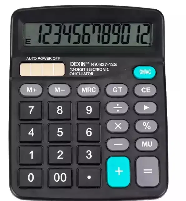 Calculatrice en plastique à 12 chiffres bon marché calculatrice scientifique intelligente calculatrice financière
